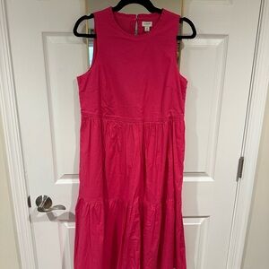 j crew dress with ruffles NEW